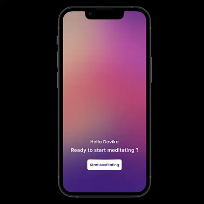 Background gradient color micro animation in Figma animation design figma microanimation uiux