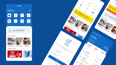Aiqqon: Your All-in-One Payment Aggregator concept figma mobile ui ux