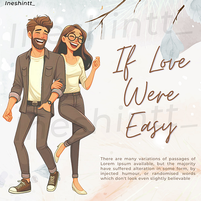 Cute Book Cover book cover character love romance story