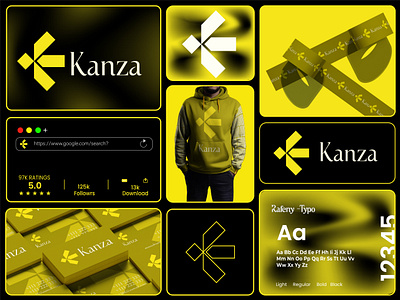 Kanza Technology Logo design 3d logo app bran design brand identity branding colourful logo creative logo design graphic design identity design illustration logo logo design logos minimal logo modern logo typography ui ux vector