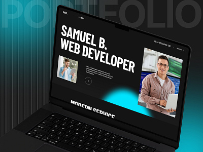 Personal Portfolio Website UI Template animation branding cv graphic design landingpage motion graphics printing productdesign resume templatedesign typhography ui uidesign uxdesign webdesign website