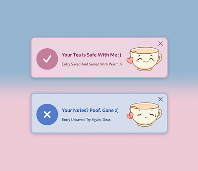 Daily UI Challenge - Day 11 - Flash Message challenge dailyui design figma flashmessage message popup saved ui unsaved ux