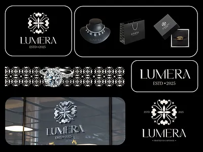 Visual Identity for a Luxury Jewelry Brand adobe illustrator adobe photoshop branding graphic design logo logo design logotype visual identity
