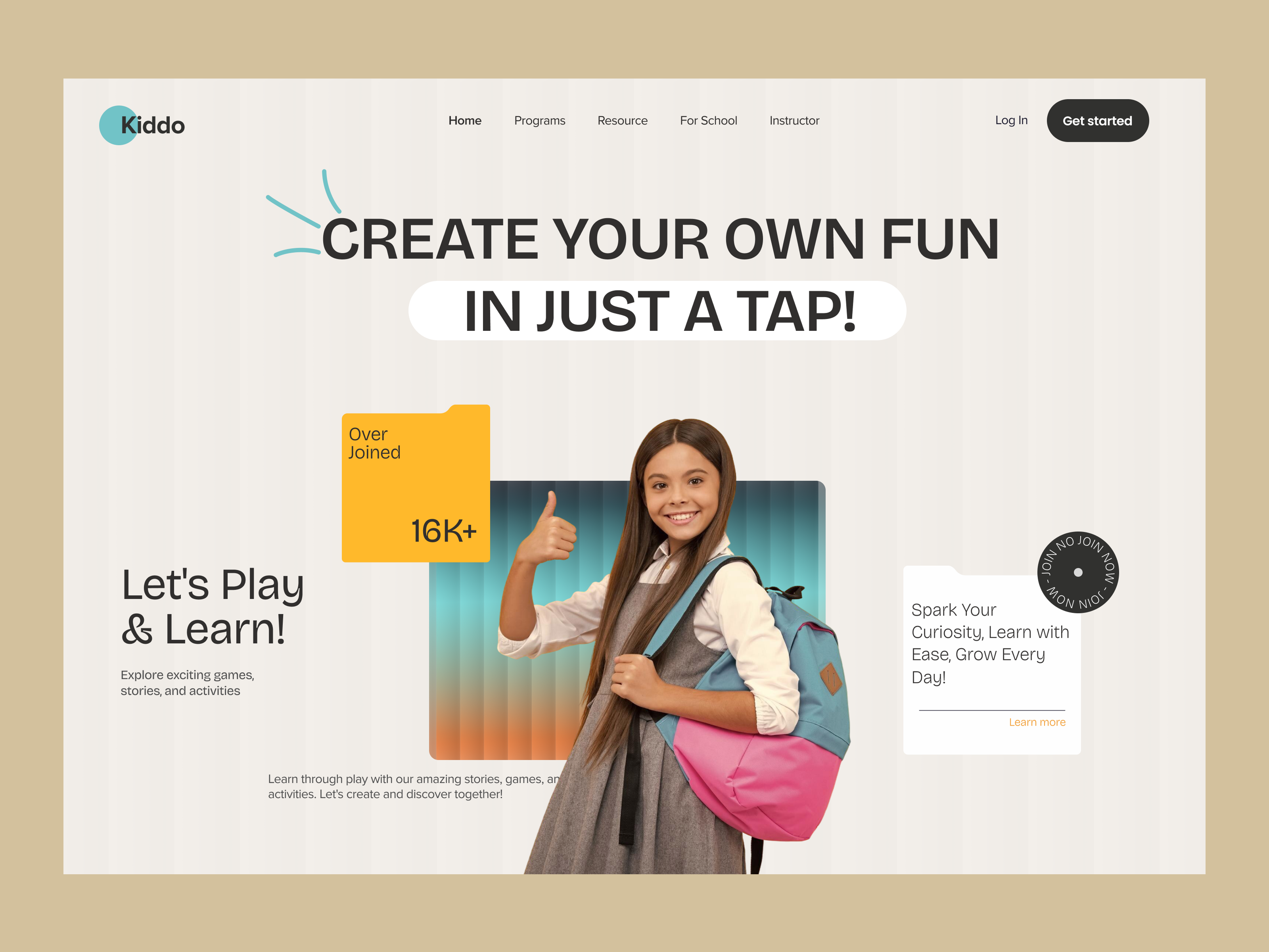 Unlock Engaging Learning ✦ Intuitive Kids Online Platform UI/UX childrens design design concept edtech elearning interactive learning interface design kids learning learning hero section learning platform online education online school product design uiux user experience uxui web design