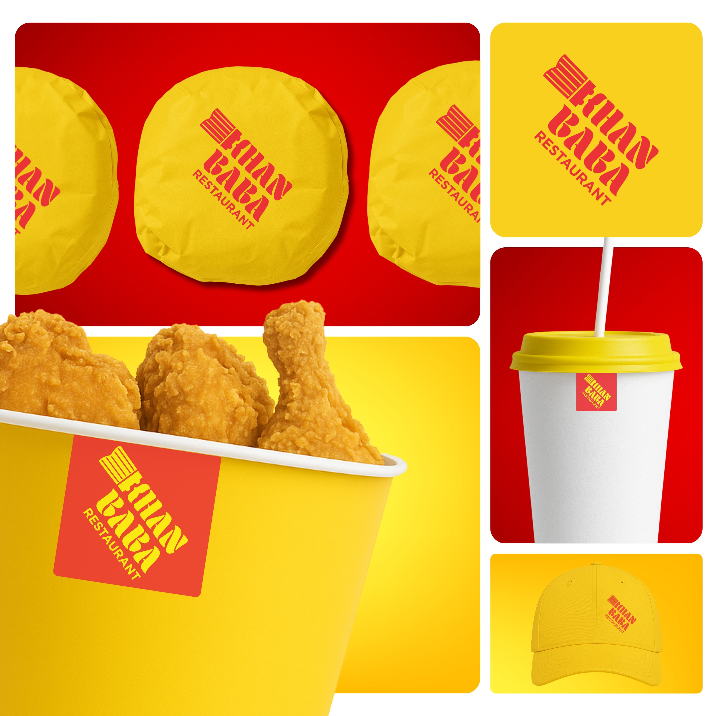 Restaurant Brand Identity Design burger chef deso fast food food branding hand drawn handcrafted handmade illustration k logo mascot minimal modern mustache restaurant brand identity restaurant branding symbolic wordmark