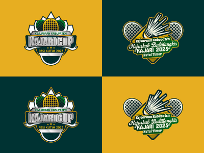 Badminton Logo Cup branding graphic design logo