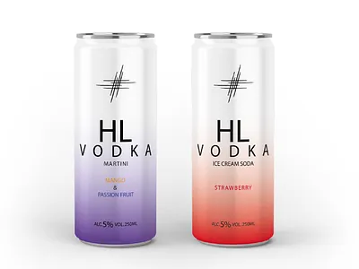 HL VODKA Can Label Design Project beer beverage beverage label branding can design can label design graphic design label design packaging beer packaging design product label product label design