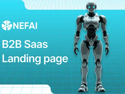 B2B Saas Landing page b2b design landing page saas ui ux