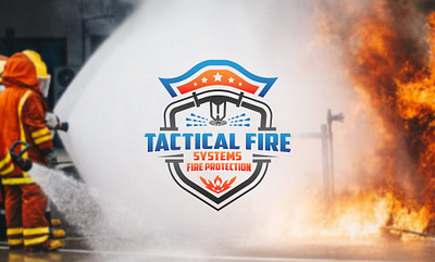 Tactical Fire Systems Logo branding corporate logo creative logo design fire logo fire systems logo graphic design illustration logo logo design minimal logo