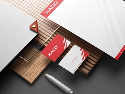 XADO Oman Stationery Design business card design design icon illustration illustrator letterhead logo logodesign minimalist logo modern logo stationary design ui vector xado