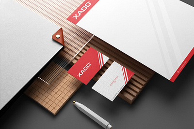 XADO Oman Stationery Design business card design design icon illustration illustrator letterhead logo logodesign minimalist logo modern logo stationary design ui vector xado