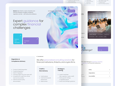 Minimalist Landing Page for a Modern Advisory Firm about us advisorybrand agensy cleanui consultingdesign cryptodesign design designfortrust dribbble dribbbledesign figmadesign fintechdesign landingpage minimaldesign money ui ux uxstrategy web
