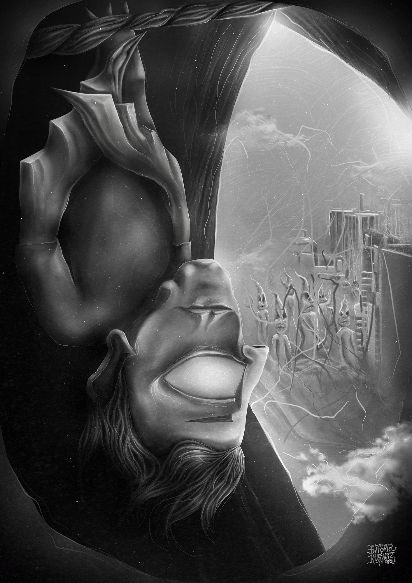 Zıt / Opposite digitalart digitalillustration digitalpainting entia opposite zıt