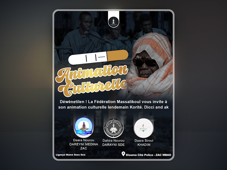 Cultural Event Poster – April 2025 by Atlantic Pixel on Dribbble