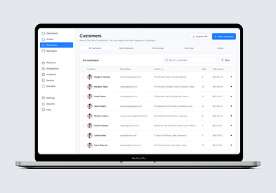 Customer Web Screen branding design illustration product ui ux