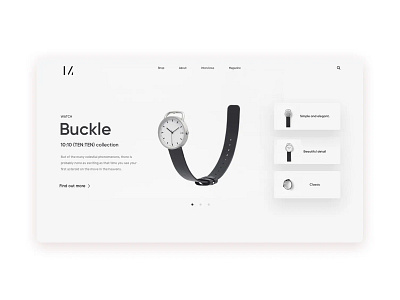 Minimal Interface design graphic design layout typography