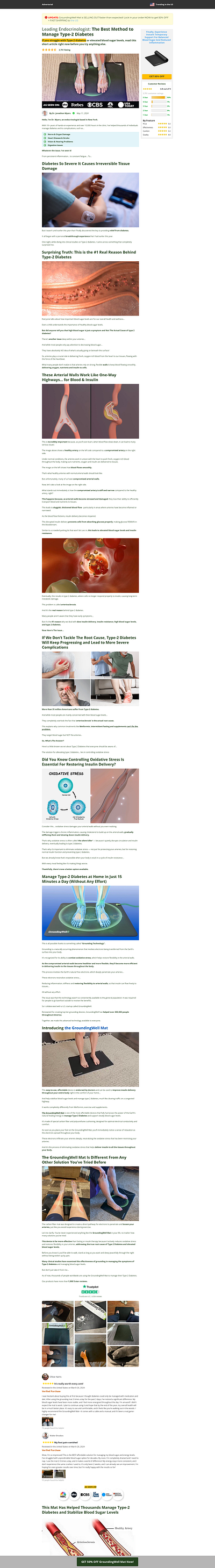 Grounding Well Mat Advertorial Page | Funnelish funnelish funnelish advertorial page funnelish expert funnelish funnel list funnelish template high converting advertorial page high converting funnel high converting funnelish funnel nooro style advertorial page
