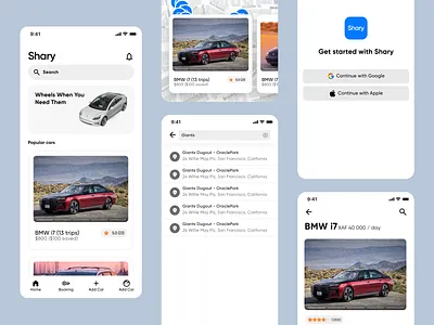 🚗 Car rental app