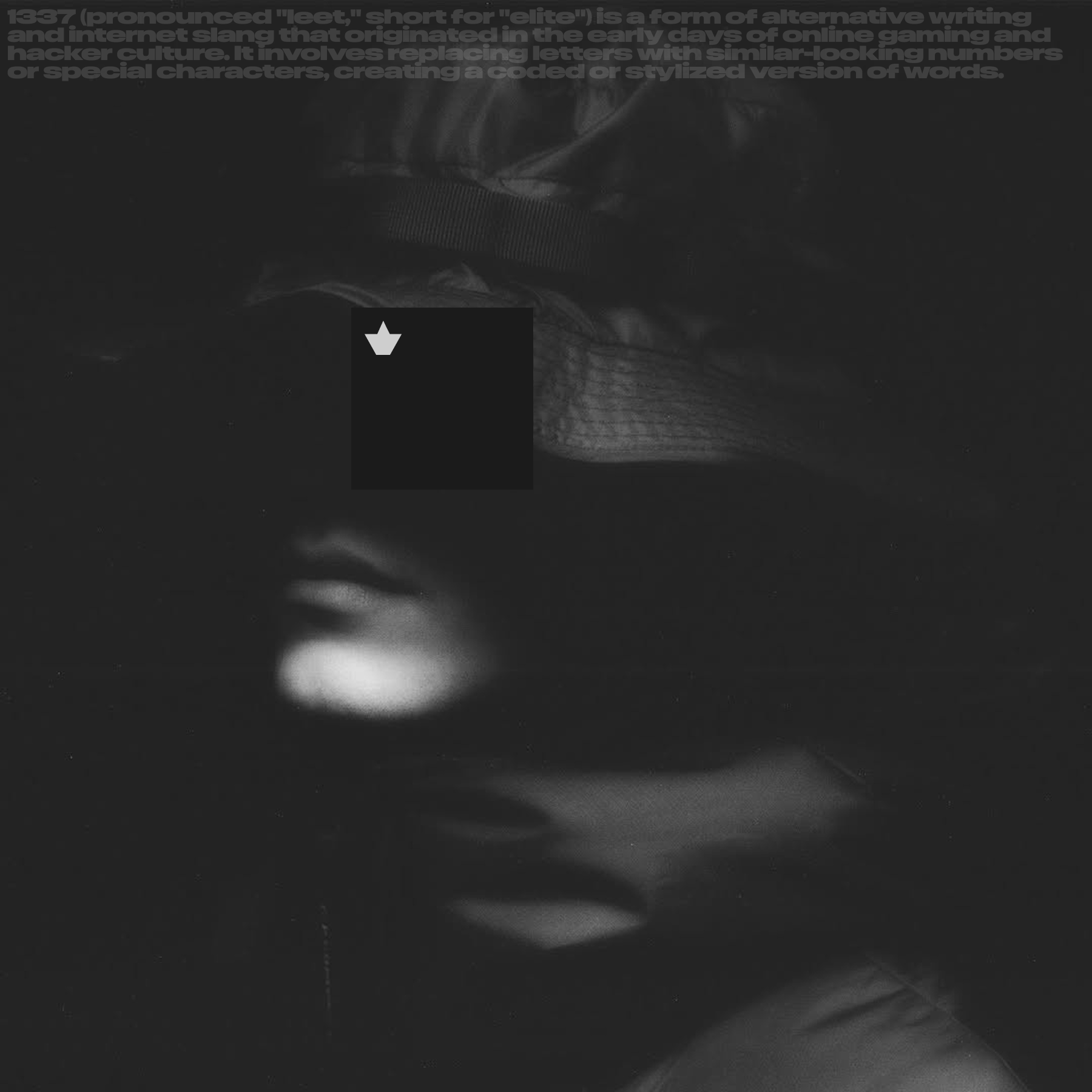 1337 1337 branding concept design leet logo ui web