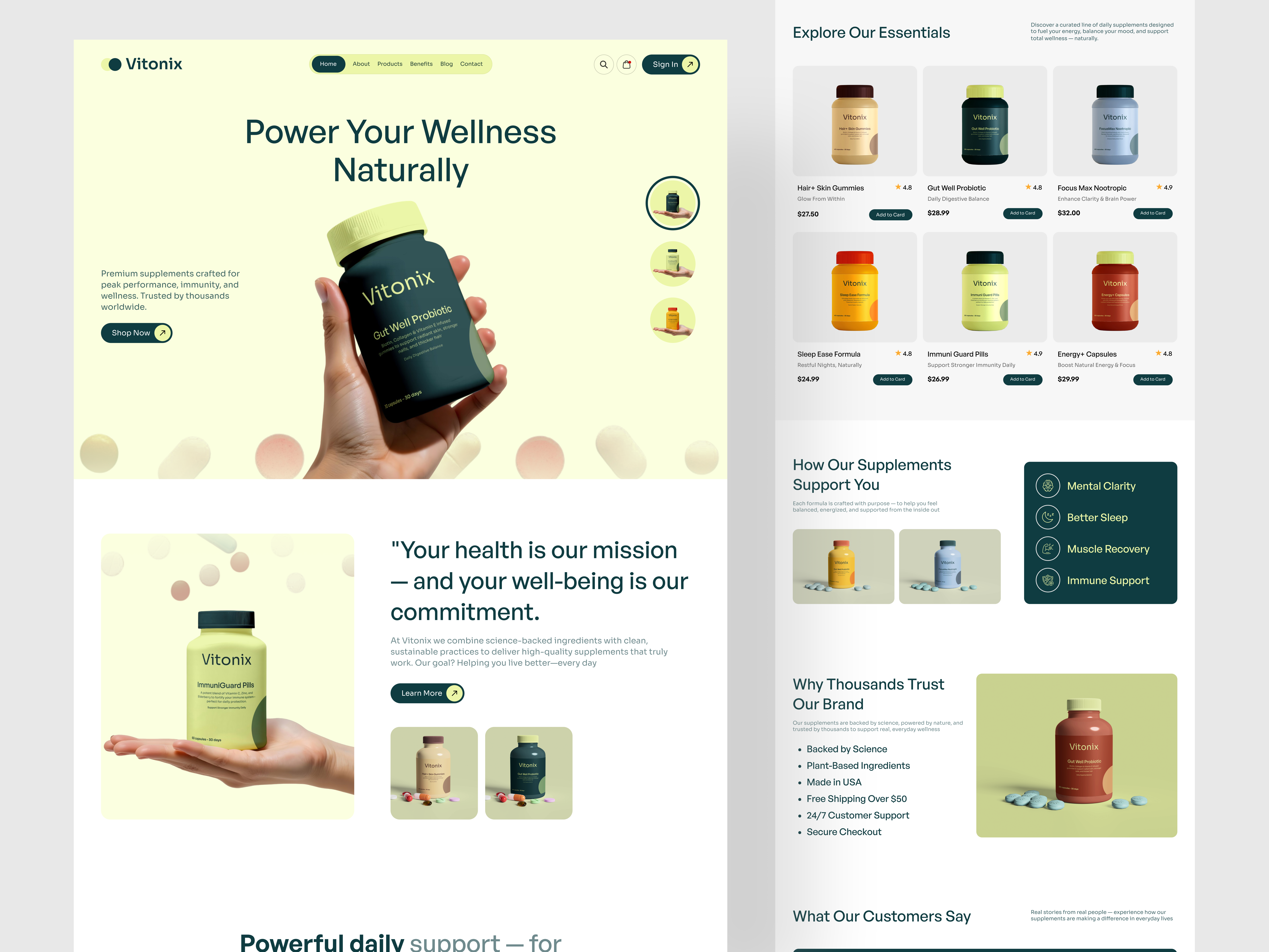 Example of Full Website Design — Modern, Strategic,