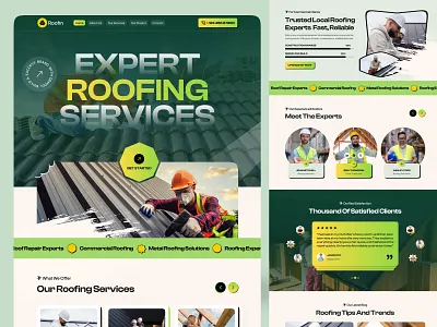 Roofing Contractor Website Design contractor contractorwebsite handyman homepage landing landing page residentialroofing roof roofer roofing roofingcompany roofingcontractor roofingwebsite roofrepair web webdesign website