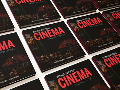 Indiana University Cinema: The New Model book design book book design cinema graphic design publication design