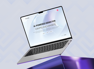 AI Powered Crypto Landing Page Design ai agent ai powered blockchain clean crypto crypto design concept crypto exchanges cryptocurrency design landing page landing page design ui design website website design