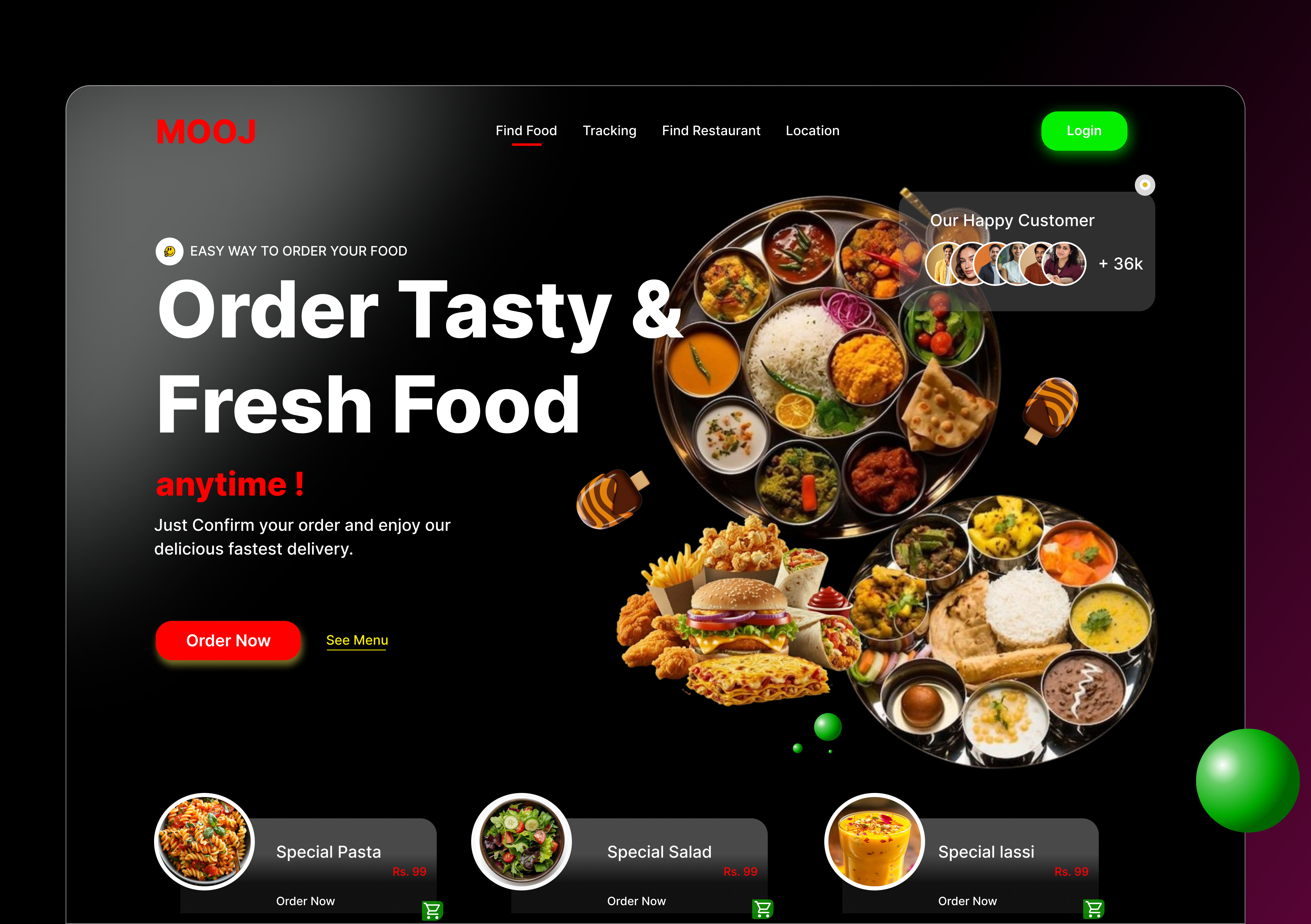 Example of I Will Create Website Landing Page .
