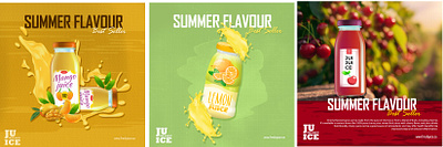 SOCIAL MEDIA POSTS (FRESH JUICE) adobe illustrator adobe photoshop beverage brand beverage branding branding canva design flyer graphic design illustration juice brand logo package deisgn posters product branding product design social media posts