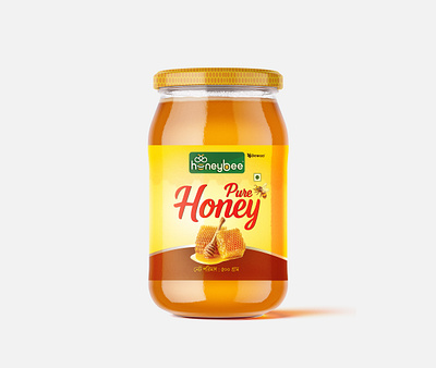 Honey jar label design gdkawsarahmed packaging design