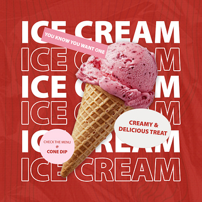 SOCIAL MEDIA POSTS (CONE DIP) adobe photoshop brand identity branding content design design digital content flyer graphic design illustration instagram post logo logo design modern design social media design