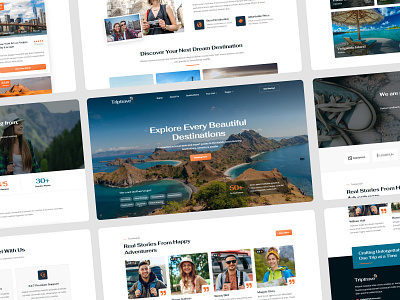 Tour & Travel Agency Website Template accommodation business destination elementor graphic design holiday resort service template tour tourism travel travel agency travel guide trip uiux vacation web design website wordpress