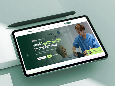 Medice – Health & Medical Website UI apps design beauty branding care clinic dental doctor health health tracking hospital landing page lifestyle medical care pharmacy ui uin ux design veterinary website design wellness