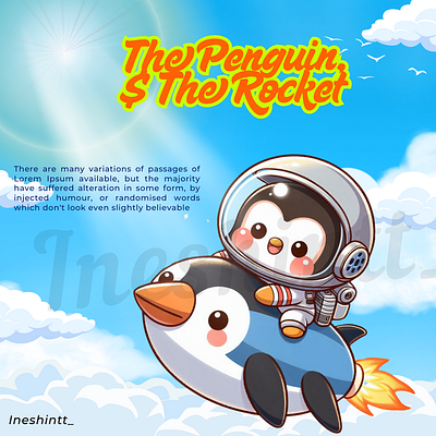The Penguin book cover cartoon kids story penguin