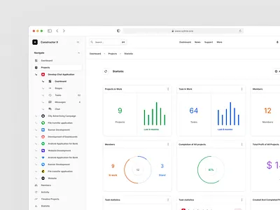 Constructor X for Figma 6.0 admin dashboard design system figma interface ui ui kit ux