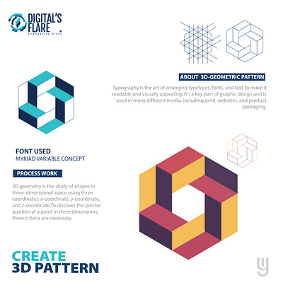 3D GEOMETRIC PATTERNS 3d 3d designs adobe illustration designs geometric patterns graphic design illustration
