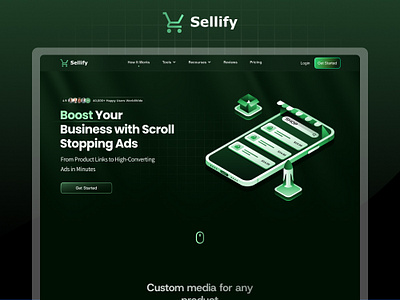 Sellify Website Design and Development ecommerece website design figma design landing page design prototyping ui ui ux design ux ui webflow webflow design webflow development webflow ui ux design webflow website design website design wefblow design and development wefblow website