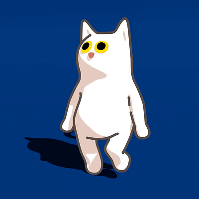 Cat Model 3d animation blender
