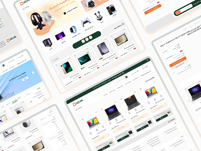 E-commerce Website e commerce ui web design