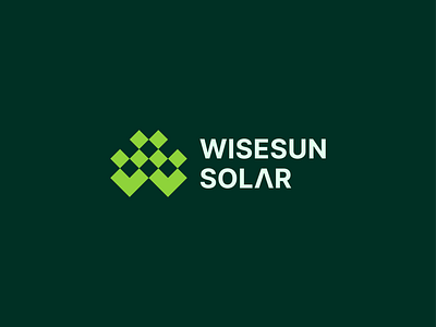 WiseSun - Solar Energy / Logo Design / Brand Identity brand guidelines brand identity branding energy energy logo green energy logo logodesign power solar solar energy solar energy logo solar logo solar panel solar power solar system sun