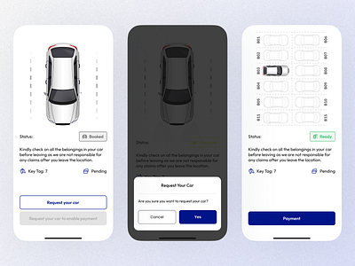 Car Parking app design car parking ui ux
