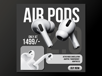 product promo shot addesign adverticement airpods branding creative creative design design graphic design graphicdesign productdesign promodesign social social media uiux