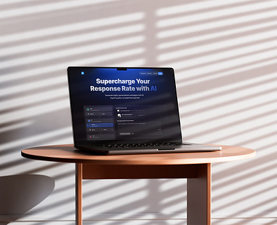 AI-Powered Campaign Tool – UI Concept ai design darkui design landing page saas design ui ui design uidesign ux ux design webapp