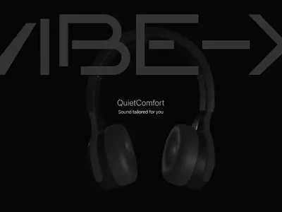 Vibe-X 3d Landing page 3d animation creative design interface design landing page ui web design web development