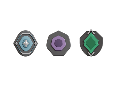 3D Valorant Rank - Platinum, Diamond, Ascendant 3d 3dicon 3dmodeling 3dobject blender design icon icon design valorant