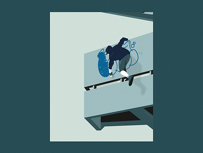 Throw up architecture artwork building character design graffiti graphic design illustration landscape letters minimalism police poster simplicity spraypaint streetart typography urbanart vector wallart