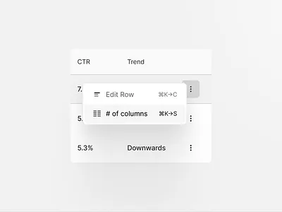 Dropdown ui ux web white