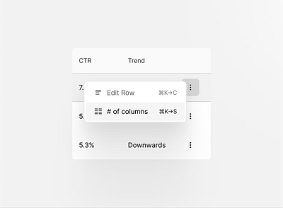Dropdown ui ux web white