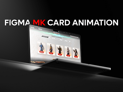 Character Cards in Motion animation figma gameui graphic design motion graphics ui