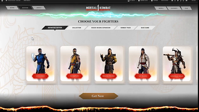 Character Cards in Motion animation figma gameui graphic design motion graphics ui